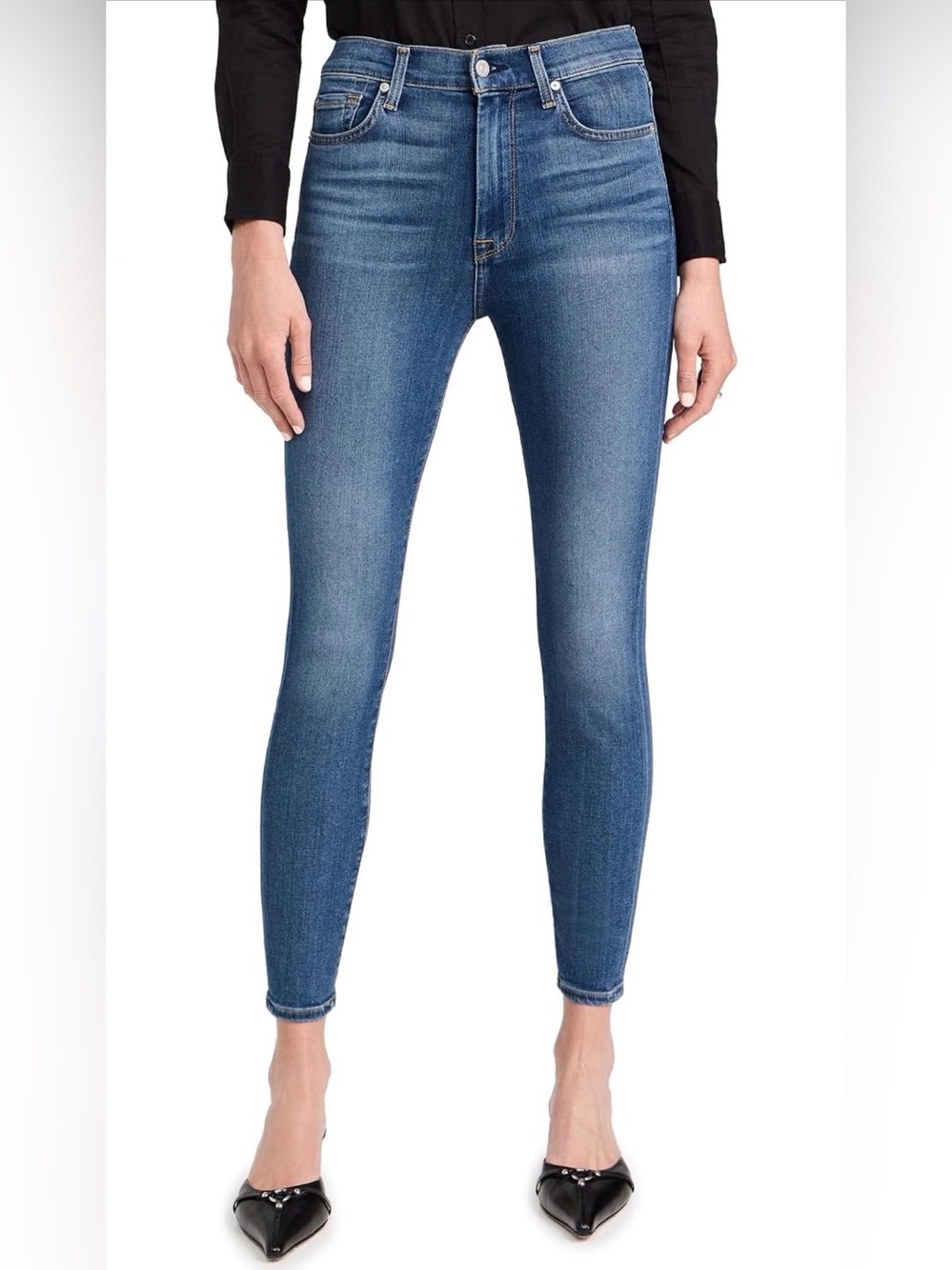 7 For All Mankind The High Waist Skinny Jeans